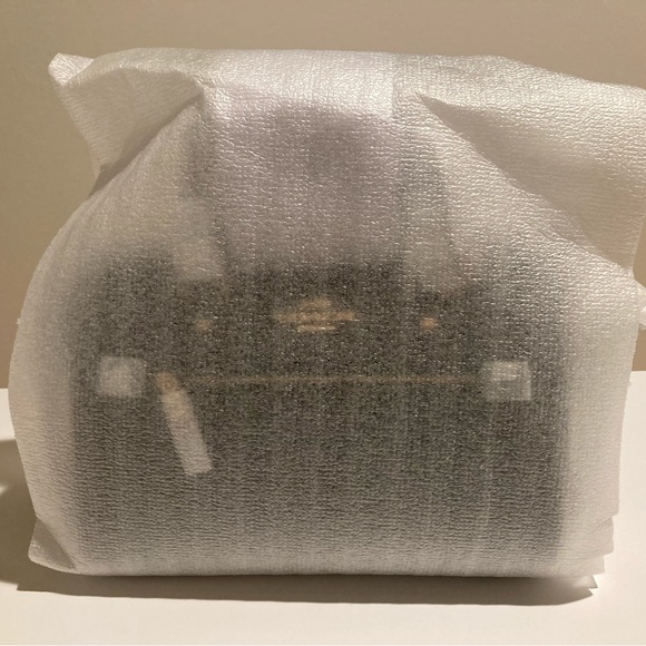 💘NWT • Coach • Rowan Satchel in Signature Black Purse - Picture 9 of 15